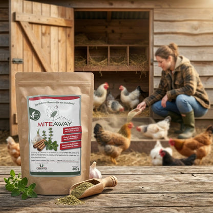 MITEAWAY 400 g – Natürlicher Kräuter-Booster für Cumbasil Mite
